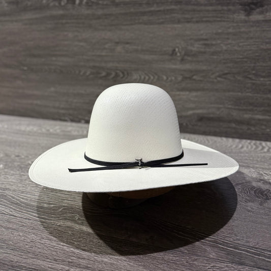 Sombrero Open telar blanco