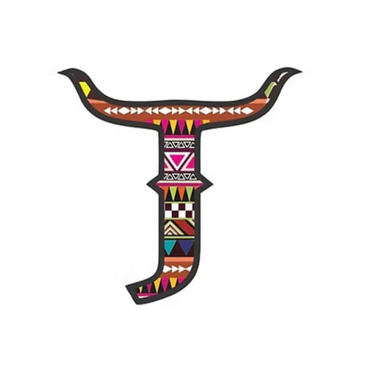 Sticker J Negro Tribal